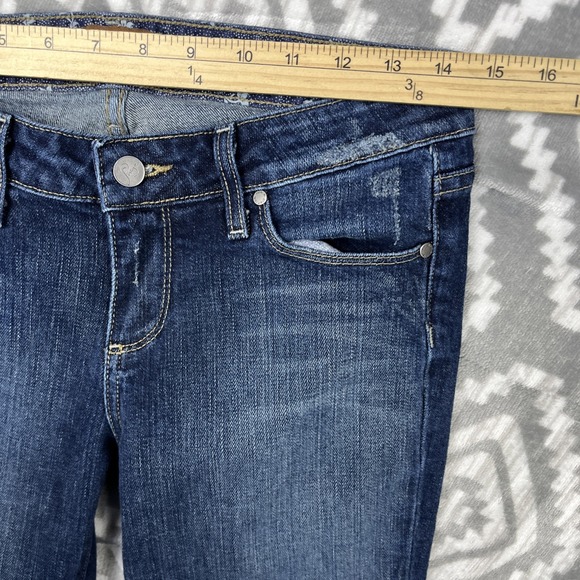 Paige Jeans 28x33" Bootcut Embroidered Benedict Canyon Classic Low Rise Y2K USA - Picture 5 of 11